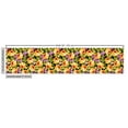 thumbnail image 3 of Ambesonne Tropical Fabric by the Yard Upholstery, Art Yellow Roses Leaves, 3 Yards, Pale Orange Fuchsia, 3 of 5