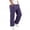 Purple, variant on Kcolen Casual Pants for Men Big And Tall Casual Style Solid Color Ice Silk Men's Casual Loose Fit Sport Work Pants with Ankle