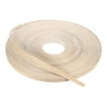 thumbnail image 1 of Bisel de Uxcell, cinta de chapa de madera prepegada flexible para bisel de contrachapado con adhesivo de fusión en caliente para restauración de muebles de roble blanco 1/2 pulgada x 250 pies, 1 of 7