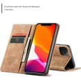 thumbnail image 2 of iPhone 11 Pro Max Wallet Case iPhone 11 Pro Max Leather Case Book Folding Flip Case with Kickstand Credit Card Slot  Closure Protective Cover for iPhone 11 Pro Max 2019 6.5 - Brown, 2 of 14