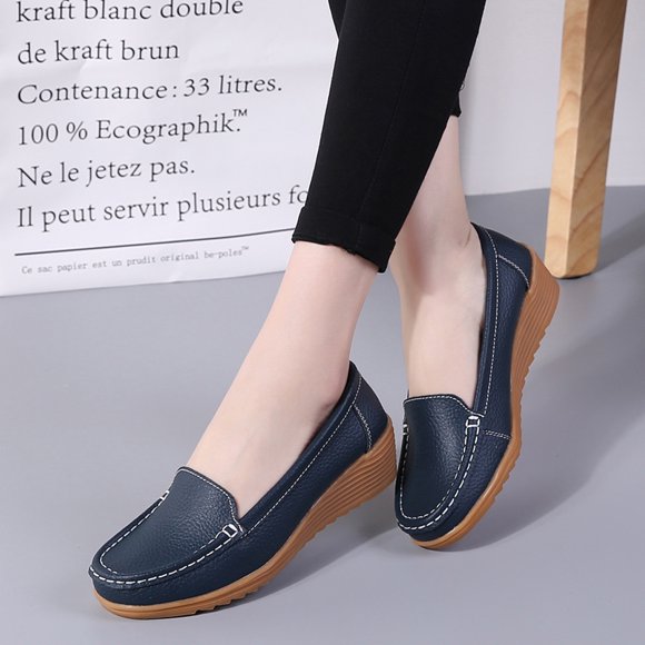 Bmisegm Women's Ladies Ankle Flat Loafers Slip on Flock Roman Casual ShoesCasual Shoes for Women Black 37