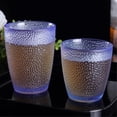 thumbnail image 4 of Acrylic Raindrop Textured Drinking Cup, Stackable Heat-resistant Water Cup for Juice Beverages Beer, 4 of 7