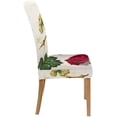 thumbnail image 3 of ZHANZZK Red Grape Drawing Bunch of Red Grapes Stretch Chair Cover Protector Seat Slipcover for Dining Room Hotel Wedding Party Set of 1, 3 of 5