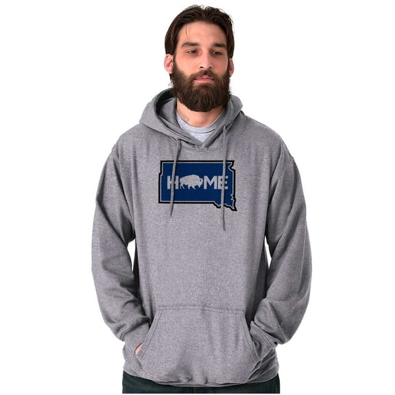 Visit South Dakota Home State Travel Unisex Plus Fleece Graphic Hoodie Brisco Brands 2X