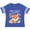 Football Blue and White, variant on My Gigi Loves Me Little Fox Boys or Girls Toddler T-Shirt
