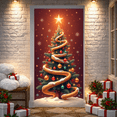 thumbnail image 1 of Decorative Design Christmas Tree Festive Decoration Holiday Banner for Christmas Party Family Celebration Winter Event, 1 of 5