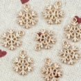 thumbnail image 2 of IFANLANDOR 10Pcs Alloy Snowflake Pendant Charm for DIY Jewelry Making Bracelet Decoration, 2 of 6