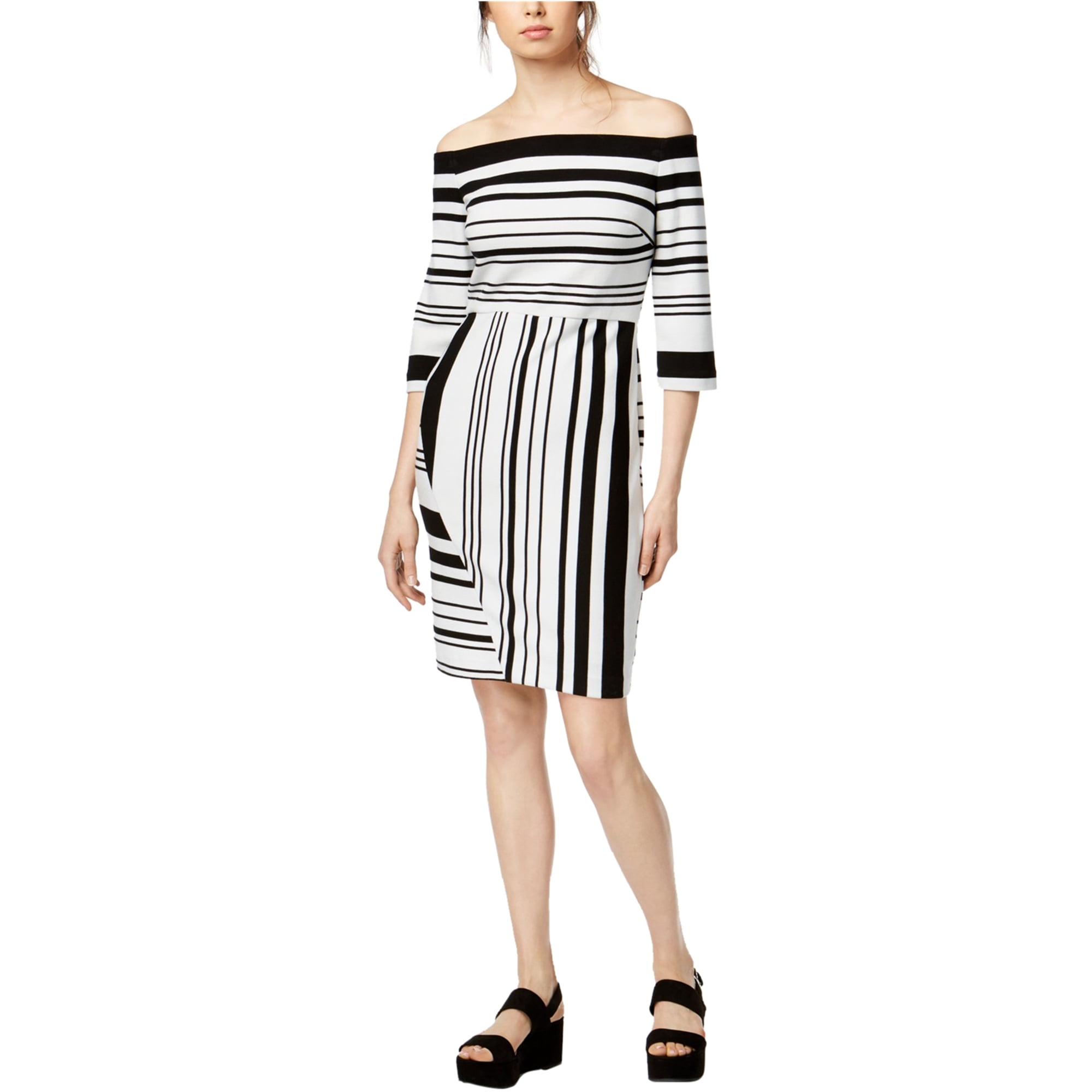 bar iii striped dress