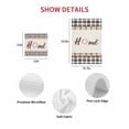thumbnail image 7 of Spring Flowers Kitchen Dish Towels for Drying Dishes Set of 2, Vintage Watercolor Black Plaid on Linen Waffle Weave Microfiber Hand Tea Bathroom Towels Quick Dry & Absorbent Towel 15.7x23.6, 7 of 7