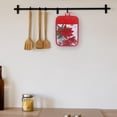 thumbnail image 3 of Pot Holder With Pocket Poinsettia - Set of 6, 3 of 3