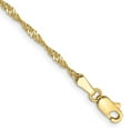 thumbnail image 4 of 10K Yellow Gold 1.85mm Singapore Chain, 4 of 5