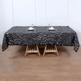 thumbnail image 2 of Efavormart 60"x102" Big Payette Black Sequin Rectangle Tablecloth, 2 of 11