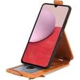 thumbnail image 4 of Zipper Wallet Case for Samsung Galaxy A14 5G with Card Holder Slot, PU Leather Adjustable Kickstand Flip Handbag Phone Cover for Samsung Galaxy A14 5G SDLL Orange, 4 of 14