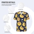 thumbnail image 3 of KLL Moon Bear for Men's Baseball Shirts,Short Sleeve Casual Shirts Button Down Shirt for Men Beach Summer Wedding Shirt-3X-Large, 3 of 7