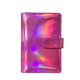 thumbnail image 2 of Meiiso A6 Planner Budget Notebook, Holographic Marble Cover, Hot Pink, Refillable Loose Leaf With Buckle Closure, 2 of 9