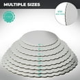 thumbnail image 3 of O'Creme White-Top Scalloped Round Cake and Pastry Board 3/32 Inch Thick 10, 12 Inch, 3 of 6