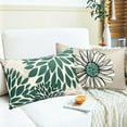 thumbnail image 2 of Decorative Throw Pillow Covers Set of 4 Green Pillow Covers 12x20 inch Throw Pillow Cases Linen Square Pillow Case,Farmhouse Outdoor Modern Boho Pillow Covers for Couch Sofa Living Room, 2 of 6