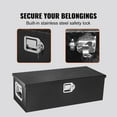 thumbnail image 2 of VEVOR Truck Tool Box 30"x13"x9.6" Heavy Duty Aluminum Bar Tread Tool Box for Pick Up Truck Bed, 2 of 9