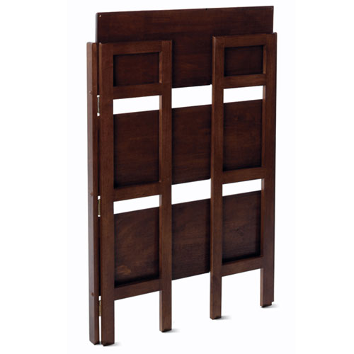 Wood Folding 3-Shelf Bookcase, Multiple Finishes