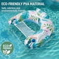 thumbnail image 6 of Inflatable Pool Float Chairs Adults, Heavy Duty Pool Float with Mesh Seat, Backrest and Cup Holders, Beach Chairs for Summer Party, Pool, Lake, River & Beach(Dark colors), 6 of 7