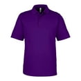 thumbnail image 4 of CORE365 CE104 Men's Market Snag Protect Mesh Polo-Campus Purple-L, 4 of 6