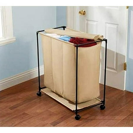 Mainstays Nylon 3 Bin Laundry Sorter Mainstays Nylon 3 Bin Laundry Sorter