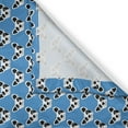 thumbnail image 3 of Bulldog Curtains 2 Panels Set, Abstract and Hipster French Bulldog Heads Funny Puppy Pattern Kids Design, Window Drapes for Living Room Bedroom, 55W X 39L Inches, Blue Black and White, by Ambesonne, 3 of 3