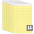 thumbnail image 5 of Office Depot Perforated Writing Pads, 8 1/2in. x 14in., Legal Ruled, 50 Sheets, Canary, Pack Of 12 Pads, 99420, 5 of 9
