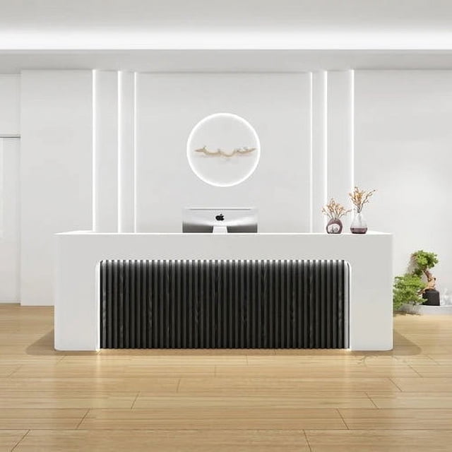Check Out Counter Retail Store Reception Desk Shop Counter Luxury Office Desk Parental Advisory Bar Meuble Comptoir Furniture My Lux Decor Round