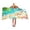 #094-Light Blue, variant on Women's Summer Printed Robe Towel Lightweight Absorbent Beach Pool Cover-Up Boho Style
