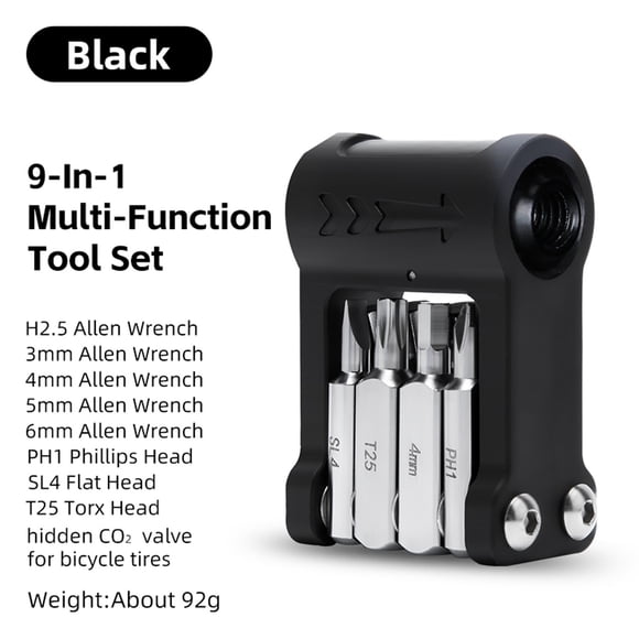 Complete Portable Tool Bag for Road Cycling Camping and Home Use with Durable Metal Construction