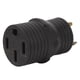 thumbnail image 5 of Adaptador De Corriente NEMA TT-30P A 14-50R, Enchufe Estadounidense Reforzado 125V 30Amp A 50Amp RV Adaptador De Corriente Macho A Hembra Para Uso En Exteriores, 5 of 8