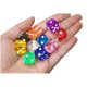 thumbnail image 2 of Juego de dados para Bar, Pub, Club, fiesta, juego de mesa, 10 colores, acrílico transparente, 16mm, punto de seis caras, D6, 10 piezas, 2 of 4