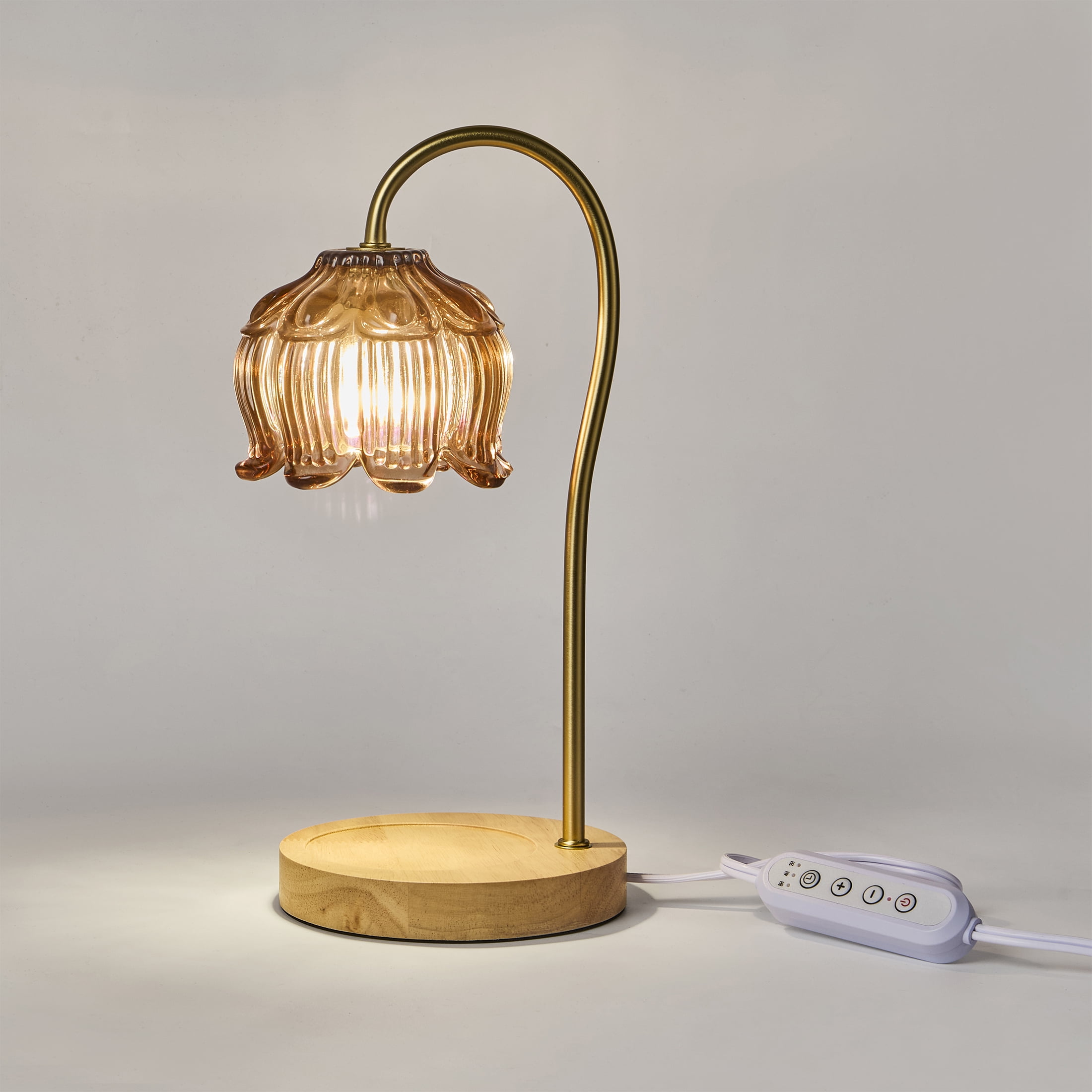 Home Décor Collection Brown 13" Candle Warmer Lamp
