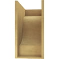 thumbnail image 4 of 12"W x 24"D x 24"H Classic Newport Rough Cedar Woodgrain TimberThane Corbel, Primed Tan, 4 of 6