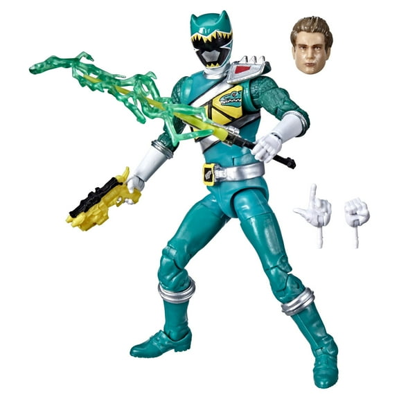 Power Rangers 6 Inch Action Figure Lightning Collection Wave 10 - Dino Charge Green Ranger