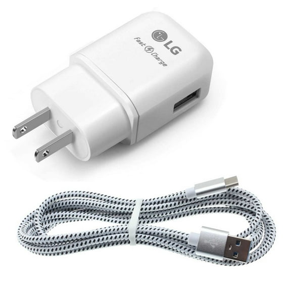 6ft USB-C Cable 18W Fast Home Charger for REVVL V Plus 5G Phone - Power Adapter QC3.0 TYPE-C Cord Travel Wall AC Plug Long Compatible With T-Mobile REVVL V Plus 5G