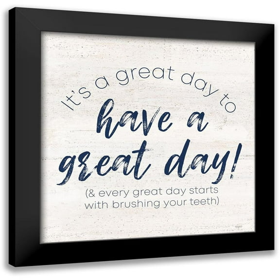 Reed, Tara 12x12 Black Modern Framed Museum Art Print Titled - Bathroom Humor II-Great Day