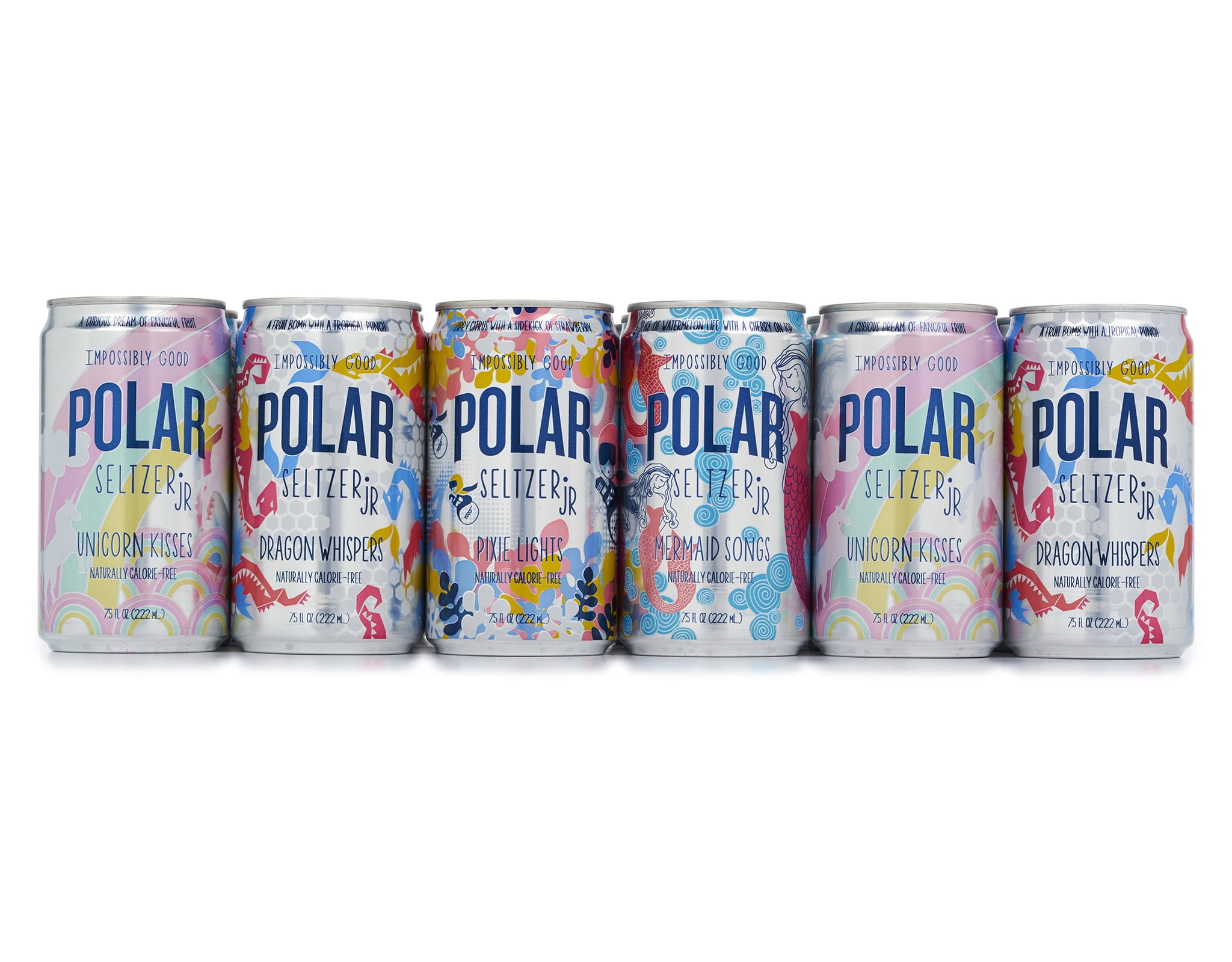 Polar 100 Natural Seltzer Jr 24 x 7.5 oz. Variety Pack