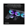 thumbnail image 2 of Phanteks Glacier One 420D30 X2 AIO Liquid CPU Cooler, Evolv X2 Aluminum Cap Design, 3x Performance D30-140 D-RGB Fans, for Intel LGA 1851, 1700, 1200, 115x and AMD AM4/AM5 sockets, Black, 2 of 6
