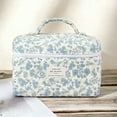 thumbnail image 5 of Gynky Makeup Bag- Large Capacity Cute Floral Travel Toiletry Bag,Cotton Cosmetic Bag Set for Women Girls Gifts Birthday, 5 of 7