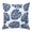 Navy, Royal Blue, White, variant on Throw Pillow Covers 24x24 Inch, Yellow Monstera Leaf Decorative Pillow Cases for Couch Sofa Bed, Tropical Plant Foliage Botanical Boho Cotton Linen Square Home Decor Pillowcases with Hidden Zipper