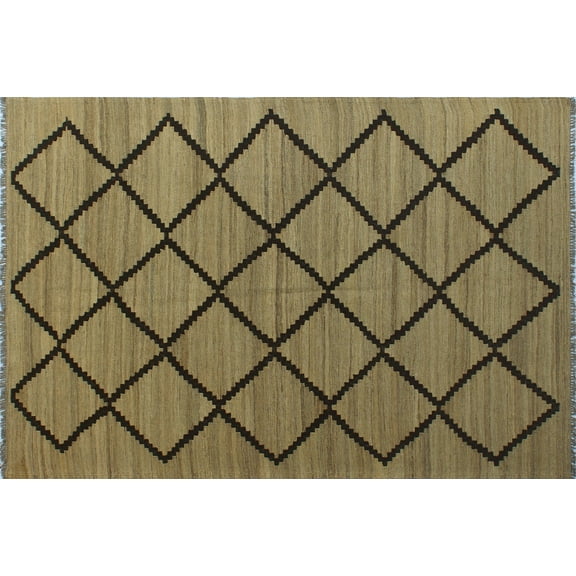 Winchester Gordon Beige/Brown Rug, 5'4" x 7'10"