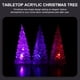 thumbnail image 4 of GOOHOCHY 7 piezas de luces LED de colores para árbol de Navidad, adornos acrílicos para árbol de Navidad, 4 of 8
