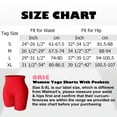 thumbnail image 6 of QRIC Biker Shorts With Pockets for Women TikTok Textured Scrunch Booty High Waist Yoga Leggings Seamless Butt Lift Workout Shorts, 6 of 6