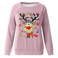 thumbnail image 7 of Womens Casual Long Sleeve Graphic Tee Shirts Crew Neck Sweatshirts Pullover Tops For Women, 7 of 7