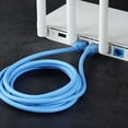 thumbnail image 2 of Cable Ethernet Dutevolns de silicona líquida Cat 6 de 15 pies, azul, 2 of 7