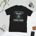thumbnail image 2 of I Chase Pucks Ice Hockey Player Expert Hockey Sports Lover Short-Sleeve Unisex T-Shirt (Black, L), 2 of 3
