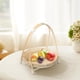 thumbnail image 2 of Cesta de frutas tejida a mano, cesta multiusos para alimentos, para cocina, cafetería y comedor. Una sola capa, 2 of 7