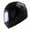 Glossy Black, variant on 1STORM MOTORCYCLE BIKE FULL FACE HELMET HG335 BOOSTER IRON MAN BLUE